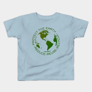 Protect the Earth - Reduce Reuse Recycle Kids T-Shirt